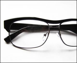   Browline Aviator 2.25 Reading Glasses Black Geek Style Nerd Wide Frame