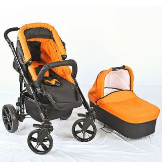   Baby Stroller, Bassinet + Toddler Seat, Euro Pram, cmpre to Bugaboo