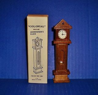 colonial grandfather clock in Collectibles