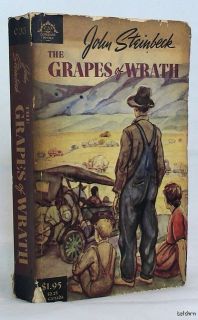 The Grapes of Wrath   John Steinbeck   1st/1st PB Viking   1958 