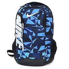   Nike Max Air Large Backpack Graphic Lap Top Bag Navy/Blue One Size