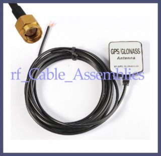 Mini GPS Active Antenna SMA Plug connector for Glonass