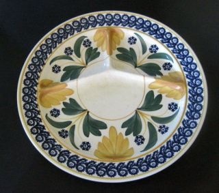   Societe Ceramique Maastricht Holland GAUDY Grill Divided Plates