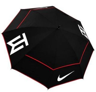New Nike Golf 62 Tiger Woods WindSheer Hybrid Umbrella Black/White/Va 