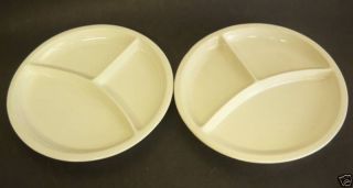 WHITTIER POTTERY GRILL PLATES VINTAGE MID CENTURY
