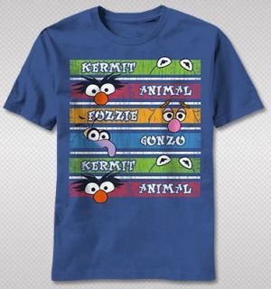 NEW The Muppet Show Fozzie Animal Gonzo Rock Classic TV Show Adult T 