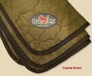 Real Dog Burrow Bedding Dog Bed Coyote Green Small