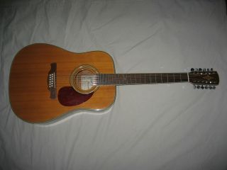 Alvarez AD 60S/12N AD60 12 String Acoustic Guitar Roseete Inlay Great 