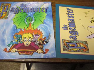 Childs Book, The Pagemaster and Poster, Golden books,