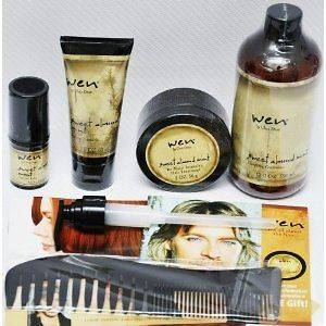 WEN by CHAZ DEAN Healthy Hair Care System Sweet Almond Mint Kit / Set 