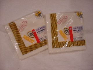 SUPER COOL Green Bay Packers Paper Tailgating Napkins, NEW IN PACKAGE 