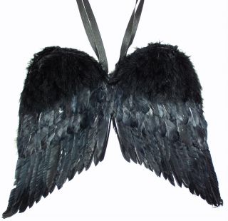   Black Angel Feather 20 Wings and/or Marabou Halos~New~Ship​s Free