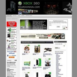 Very Popular xBox 360 Video Games & Consoles Website Business For Sale