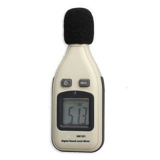 Digital Sound Level Noise Monitor LCD Audio Meter Decibel Tester 30 