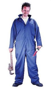  Serial Killer Jason Slasher Jumpsuit Overalls Coveralls Costume