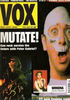 VOX Magazine 41 Feb 1994 Winona Ryder,The Beatles, B 52