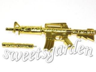 M4A1 Assault Rifle Silencer Gun Metal Charm Decoration