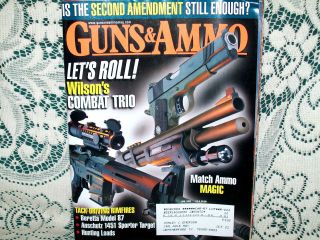 GUNS & AMMO 6/02~ANSCHUTZ 1451 SPORTER~BERETTA 87~WILSON COMBAT CQB 45 