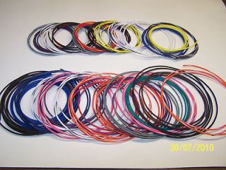   stripe wire 22 gauge 5 feet Harley colors U pic solid striped