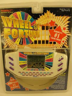 Vintage 1995 Tiger Wheel Of Fortune Handheld Electronic LCD Game