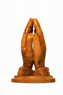 Praying Hands Statue, 4.5 inches Made in Holy Land