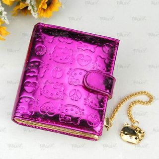 Hello Kitty Metallic Wallet Purse + Coins Pocket + Detachable Cards 