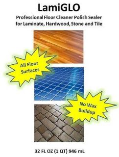 LamiGLO~Laminate,Hardwood,Tile,Stone Floor Cleaner & Polish~32 oz~Free 