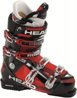 2010 Head Vector 110 HF Black/Red Ski Boots Size 29.0