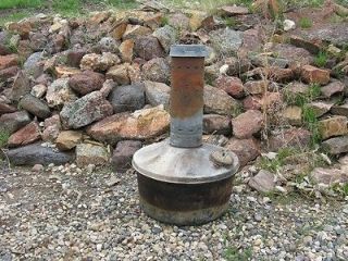 Smudge pot kerosene diesel heater, orchard heater, salamander, Hy Lo