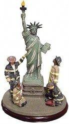   RED HATS OF COURAGE UNITED WE STAND 9/11 COMMEMORATIVE 911 STATUE G71