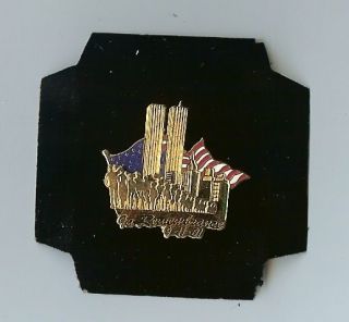 11 2001 IN REMEMBRANCE POST OFFICE TWIN TOWERS PIN RARE