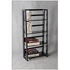 Black Finish 4 tier Ladder Bookcase Display Shelf   Black Bookshelf