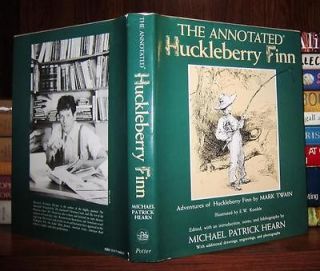   Mark (Samuel L. Clemens) ; THE ANNOTATED HUCKLEBERRY FINN 1st Edition