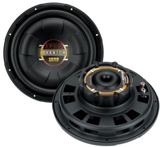   D10F NEW 10 INCH LOW PROFILE SUBWOOFER POLY INJECTION CONE 4 OHM SUB