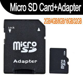   8GB 16GB 32GB 4G 8G 16G 32G Micro SD MicroSD TF Memory Card+SD Adapter
