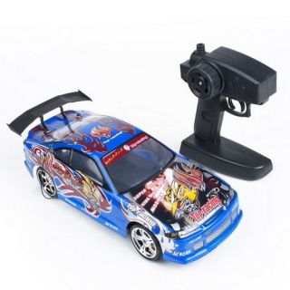 ELECTRIC RC CAR DRIFT Racing Car 1/14 REMOTE Controlled 4WD BLUE US 