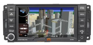 2007~13 Jeep Wrangler DVD GPS Navigation Radio CD Player iPod Stereo 