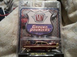   M2 Castline Carded 164 1958 Plymouth Fury CHASE Marooned Gold Rel. 8