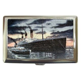 TITANIC AND NOMADIC APRIL 10TH 1912 Cigarette Money Case ID Holder or 
