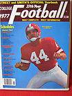   SMITHS COLLEGE FOOTBALL MAGAZINE 1977 OFFICIAL YEARBOOK 41st YEAR