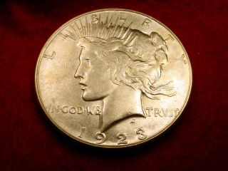 1923 D peace dollar in Peace (1921 35)