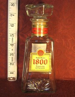 Tequila Reserve 1800 Resposado Liquor Bottle