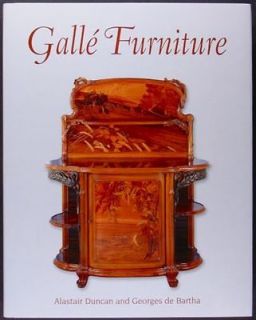 Book: ART NOUVEAU FURNTURE BY EMILE GALLE  Wonderful New Illustrated 