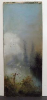   Chandler Impressionist Pastel Painting Landscape Sky Trees Listed Art