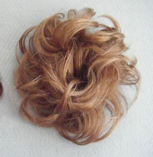 100% Human hair scrunchie light Auburn extension colour #30