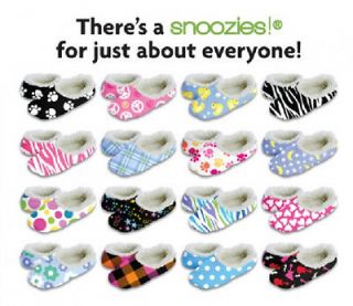 SNOOZIES Womens Foot Coverings 30 NEW Patterns warm booties fuzzy 