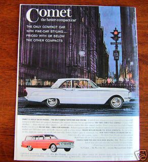 1961 Mercury Comet Ad Value Packed
