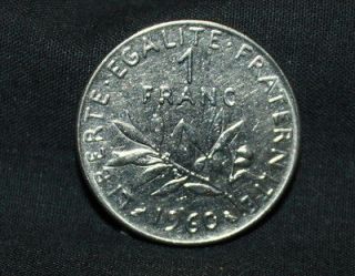 Newly listed 1960 REPUBLIQUE FRANCAISE 1 FRANC FRENCH COIN