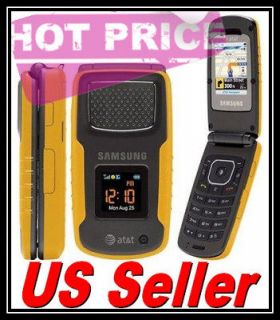   UNLOCKED SAMSUNG RUGBY A837 ATT (Yellow) PHONE GPS Heavy Duty USA