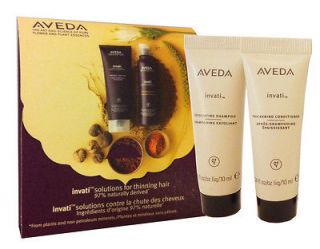 Aveda Invati Shampoo & Conditioner for Thinning Hair   2 Samples